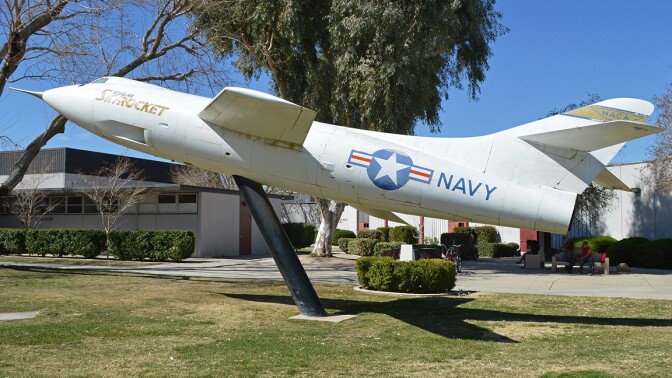 Douglas D-558-2 Skyrocket at Antelope Valley College | Alan Wilson/Flickr/Creative Commons (CC BY-SA 2.0)