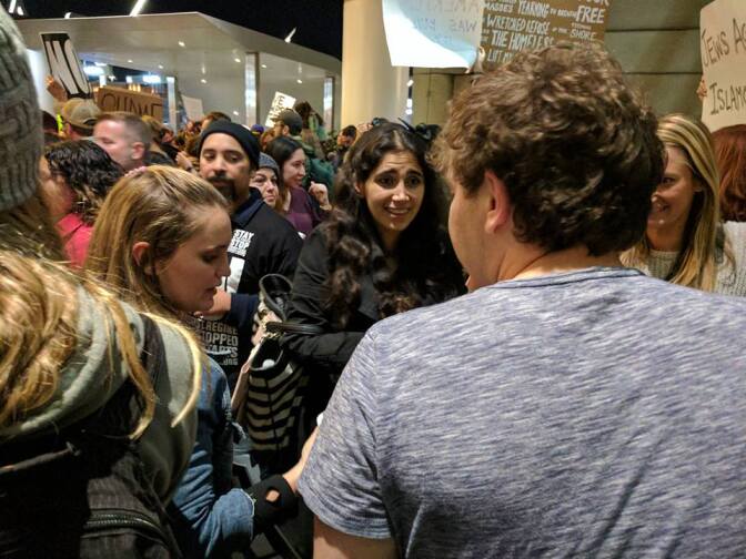 Marjan K. Vayghan at LAX