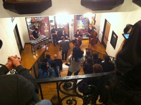 wild Up playing in the Santora building, at a past Santa Ana Sites event