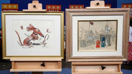 Appraisal: Two Ludwig Bemelmans Drawings