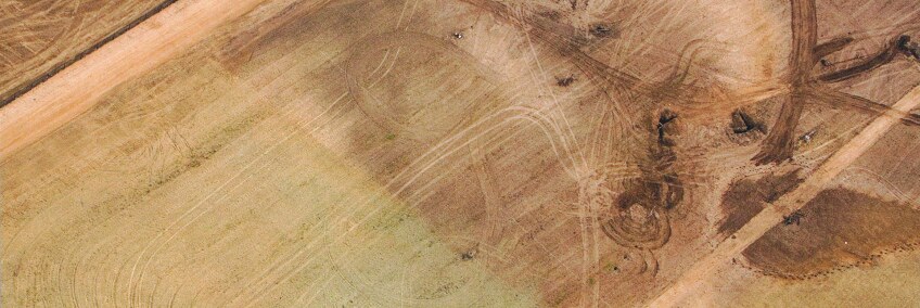 Aerial Photo of Cornfield Land