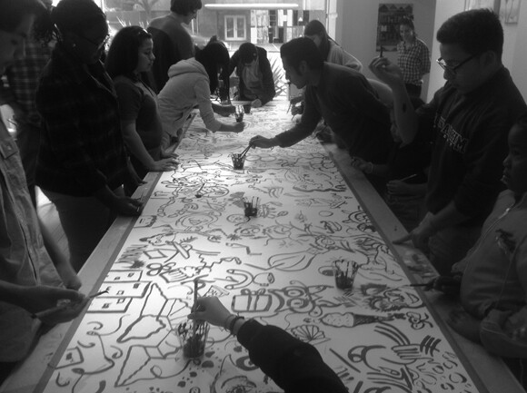 Sumi Ink Club gathering at Heart of LA (HOLA).