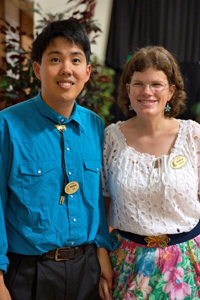 Mathew Suh's affinity for patterns makes him a great square dancer. Photo by Sean Nobles.