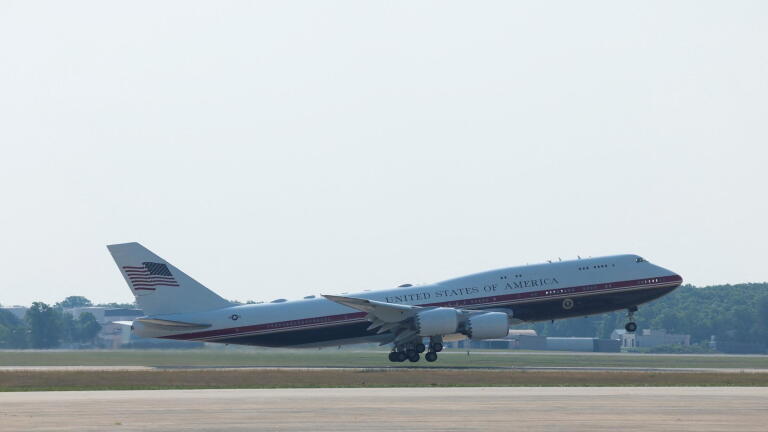 News Wrap: Trump takes first trip on new Air Force One