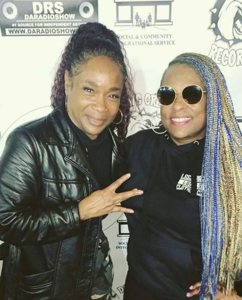 Trailblazers in West Coast Hip Hop, DJ Silky D (left) and Rapper and Philanthropist Yolanda "Yo-Yo" Whitaker (right)