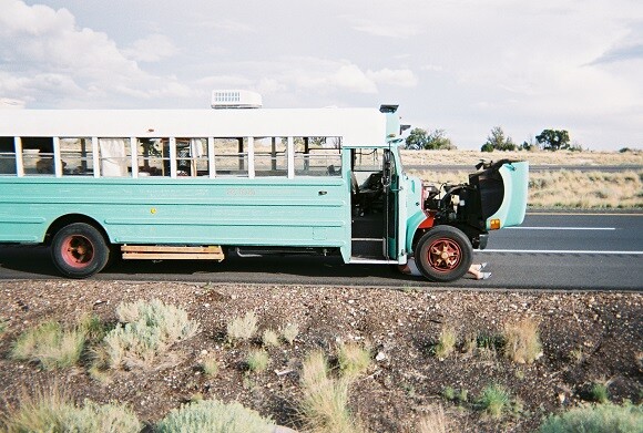PS1010, Break down outside Flagstaff. Photo courtesy Concord.