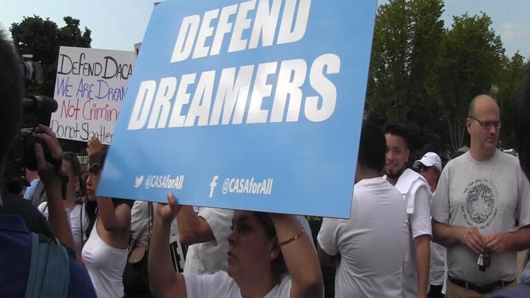 Dreamers Protest Donald Trump's Decision to End DACA