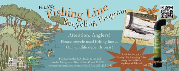 Educational flyers were distributed along the L.A. River recreational zone