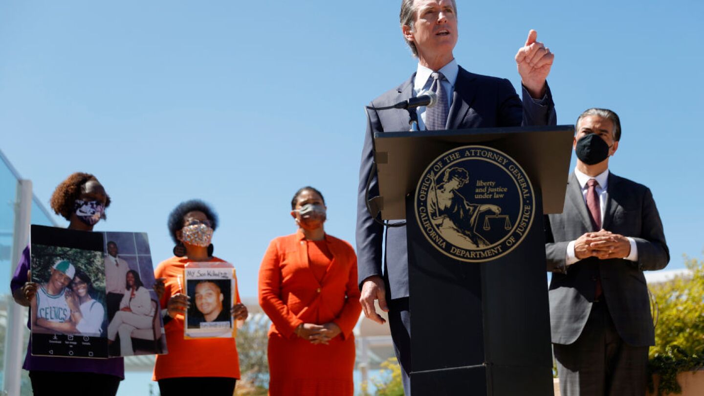 California Gov. Gavin Newsom speaks during a news conference at San Francisco General Hospital on June 10, 2021 in San Francisco, California.