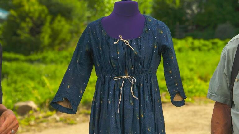 Appraisal: Cotton Printed Women's Dress, ca. 1798