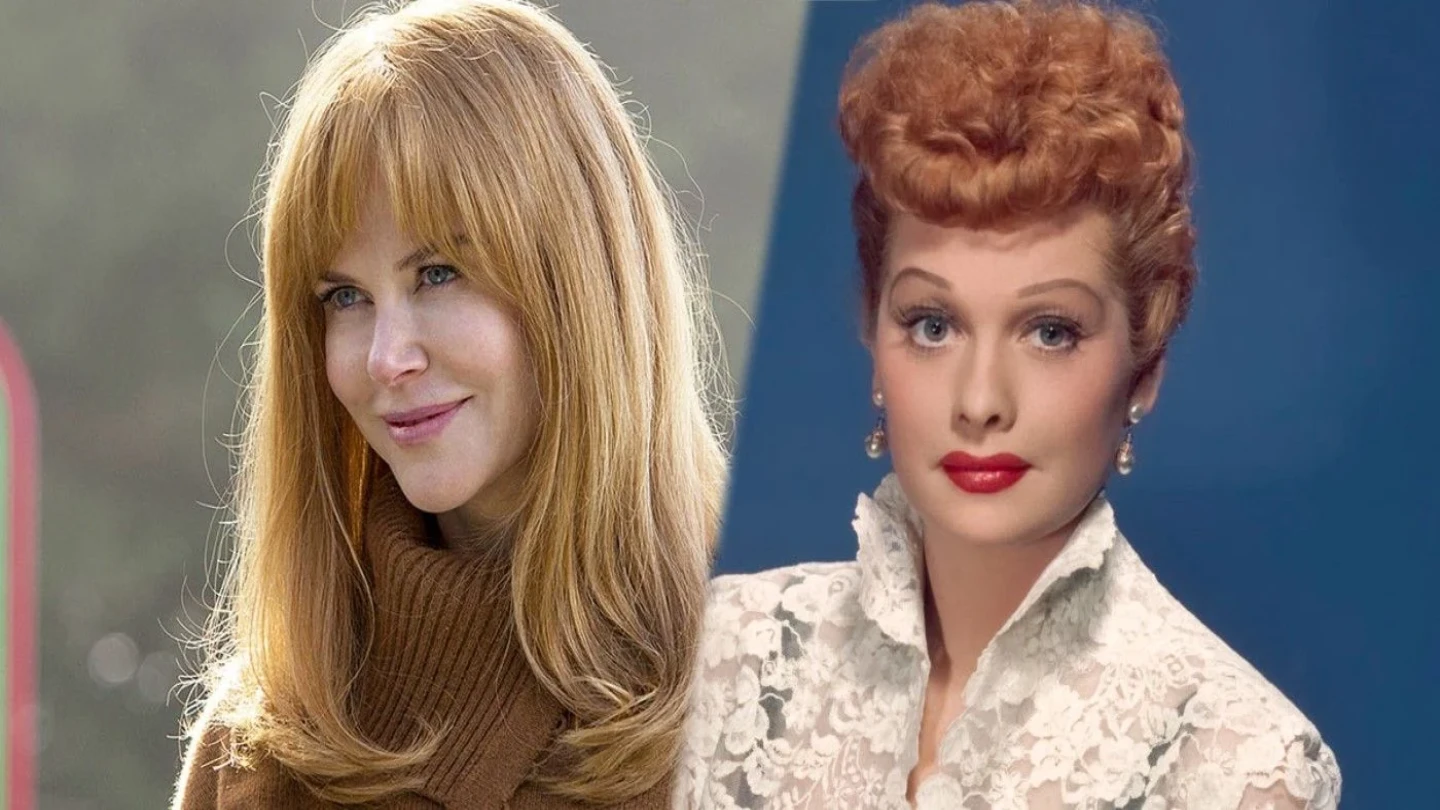 Nicole Kidman portrays Lucille Ball in "Being the Ricardos."