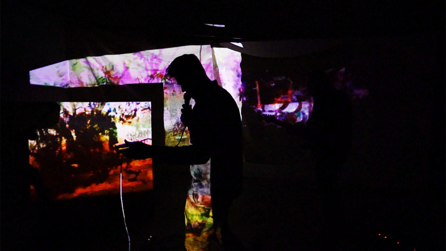 Motherboy performance at studio of Zaid Yousef | Courtesy of Motherboy