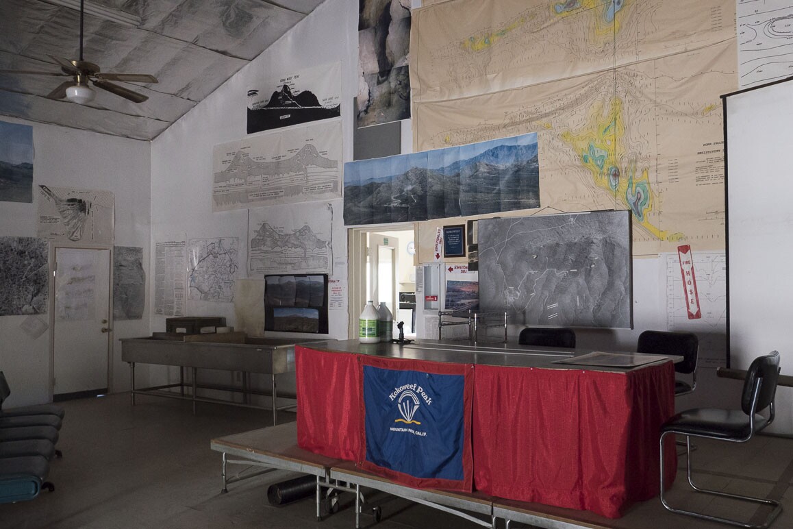 "The Big Room" where Kokoweef, Inc’s shareholders meet to learn about the mine’s progress. | Photo: Kim Stringfellow.