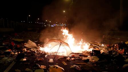 Hong Kong's outrage toward police rises as violence spreads