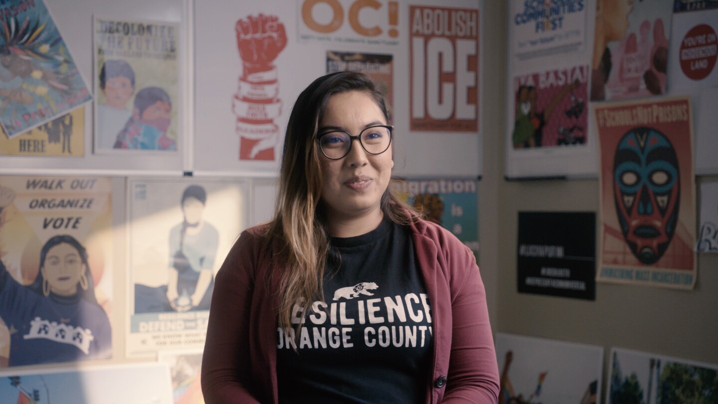 In Santa Ana, Claudia Pérez from Resilience OC explores how undocumented youth can still participate in democracy and have their voices heard, despite their inability to vote.