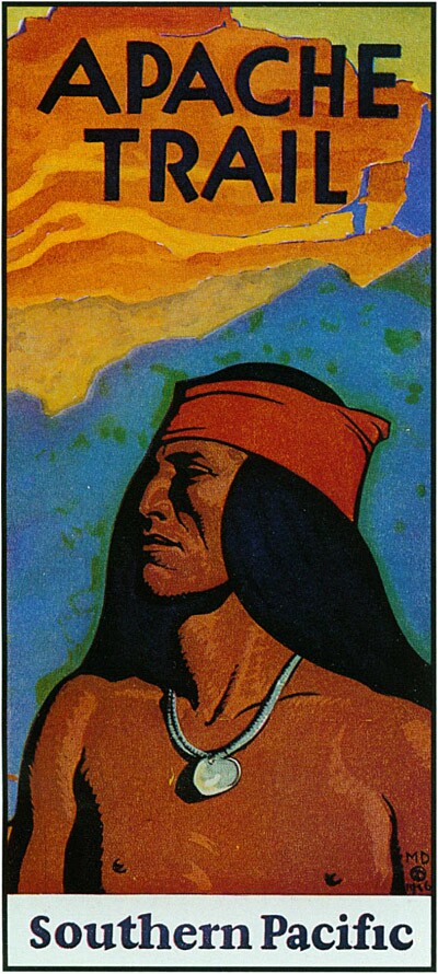 "Apache Trail," by the famed California artist Maynard Dixon.