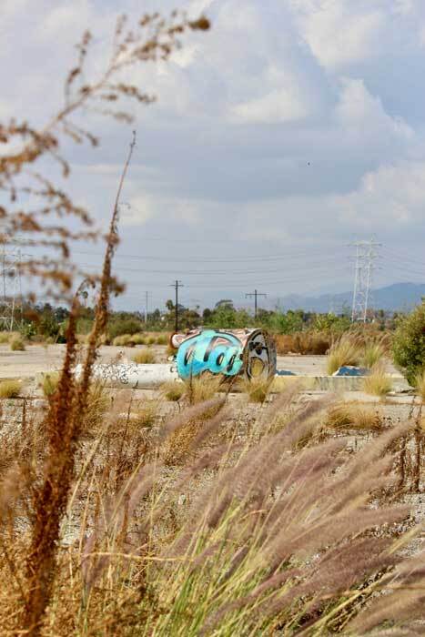 Infrastructure left behind by the railroad takes on biomorphic form. | Courtney Cecale