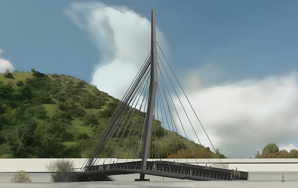 Rendering for the North Atwater Bridge, aka La Kretz Crossing | L.A. River Revitalization Corps