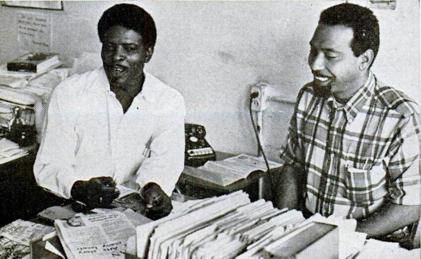 A portrait of Robert Hall and Lou Smith, founders of Operation Bootstrap on a Jet Magazine story published by Johnson Publishing Company | Still from "Lost LA" Shindana Toys