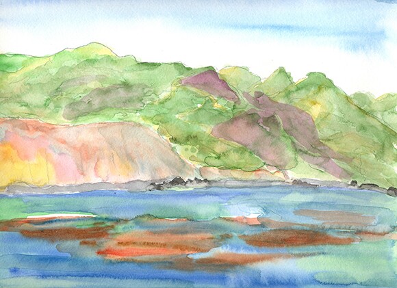 Watercolor | Hillary Mushkin.