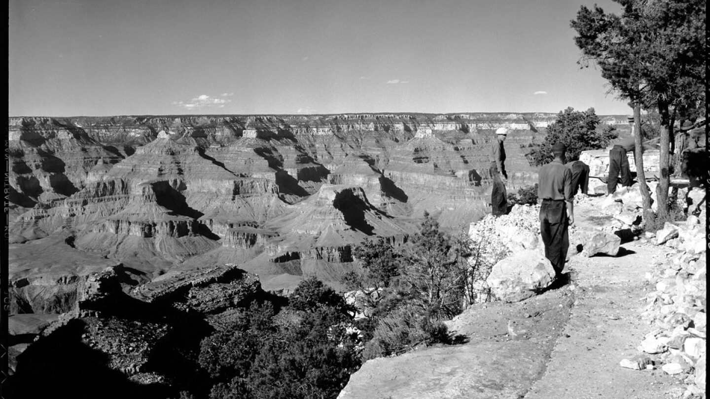 Historic photos of Grand Canyon, circa 1935