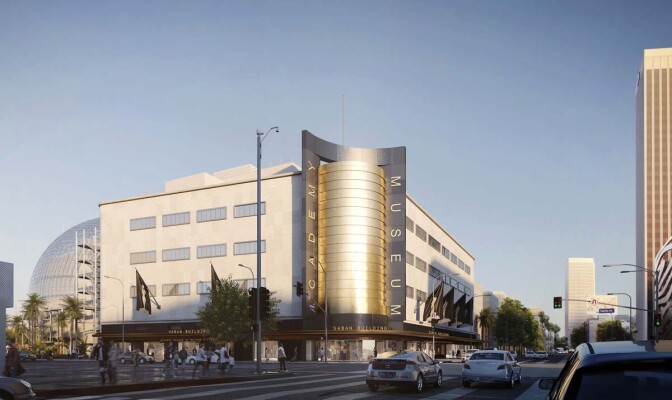 Academy Museum of Motion Pictures, Exterior Rendering ©Renzo Piano Building Workshop/©Academy Museum Foundation | Image from L’Autre Image