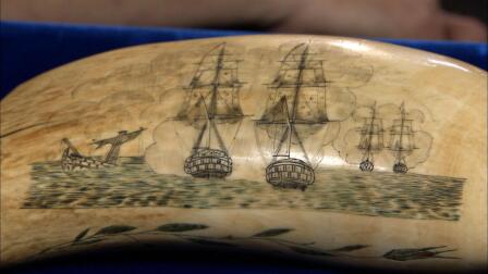 Appraisal: Scrimshaw Whale Tooth, ca. 1850