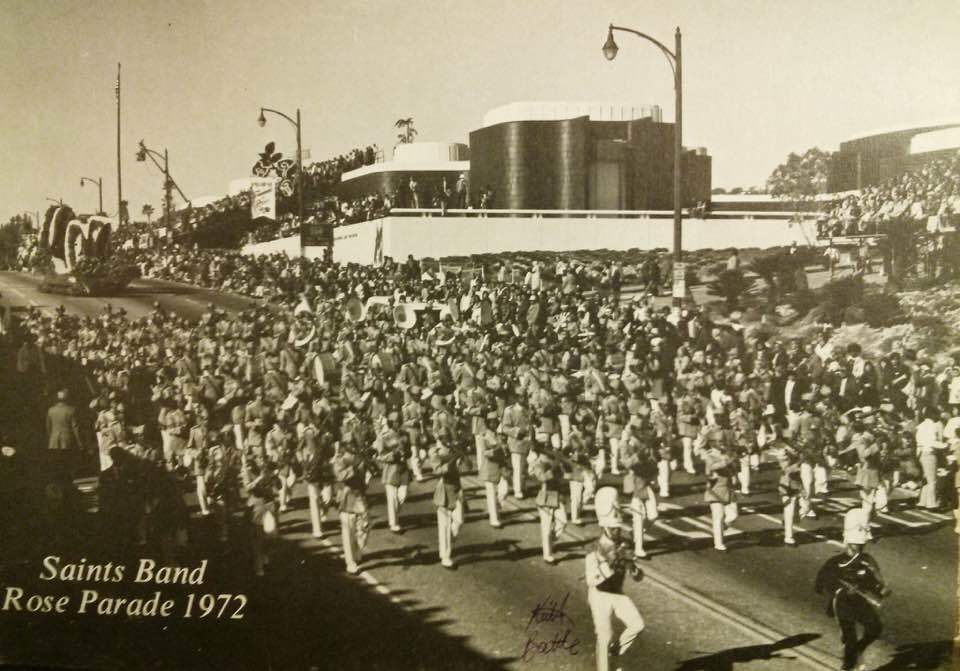 Locke marches in their second Tournament of Roses parade (1972) | Courtesy of Rosie M. Roberts