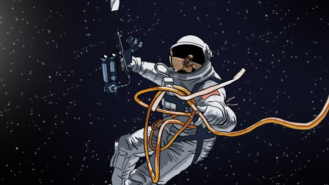 Astronaut in space - timeline part 3 | Henry Cram