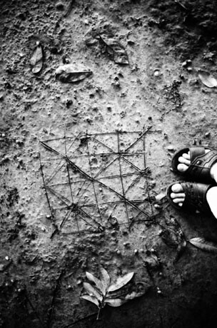 <strong>JULIE THI UNDERHILL</strong>, <em>Fear of Ambivalence</em>, 2001, Black and White photography (gelatin silver print from 35mm negative), 16.5 x 19.75 x 2 in., Courtesy of the artist.