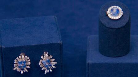 Appraisal: Diamond & Star Sapphire Jewelry, ca. 1940