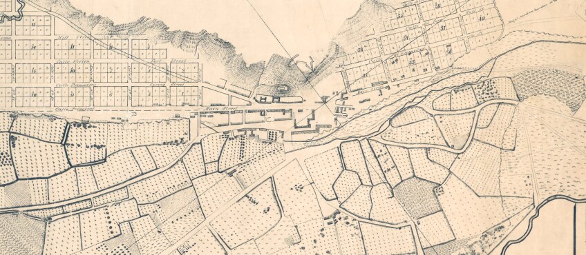 1848 "Ord Map" Detail