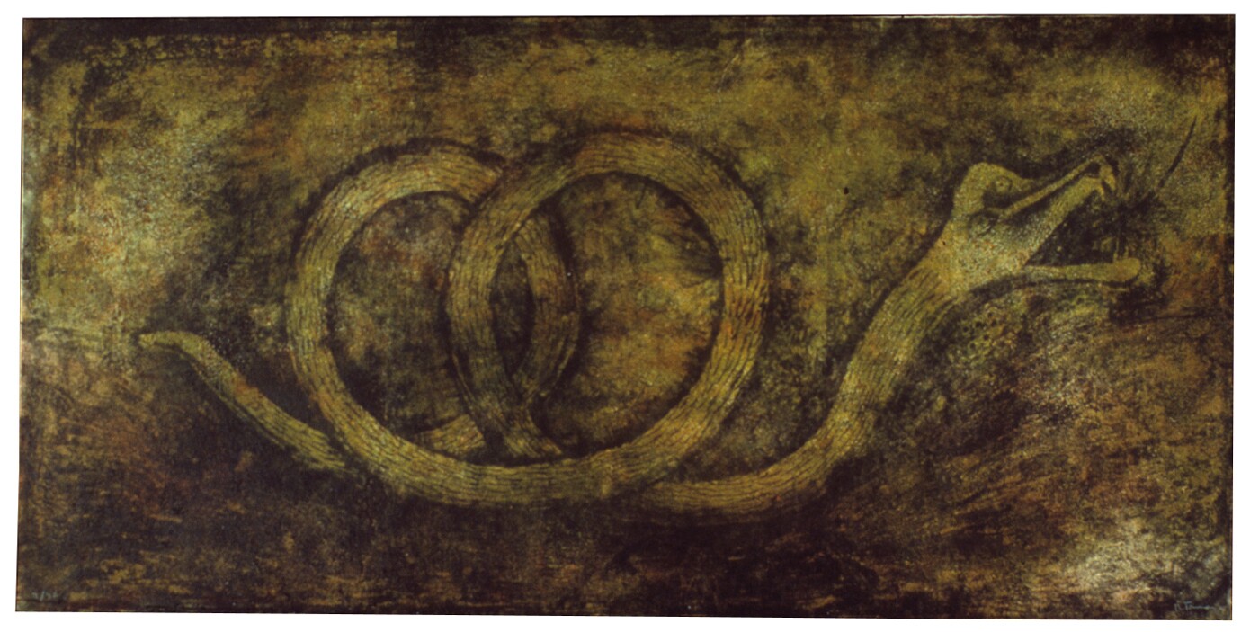 Rufino Tamayo, "Quetzalcoatl (Snake God)," 1978