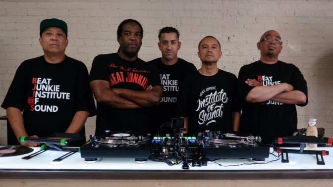 DJs Babu, Mr. Choc, Melo-D, D-Styles and Rhettmatic of the Beat Junkies | Kyle Scoble