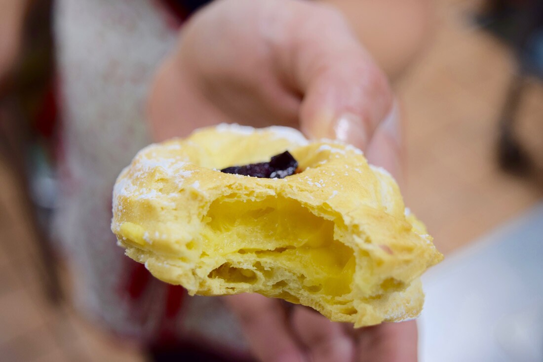 Sfinci, the popular Sicilian pastry served for the feast of St. Joseph.