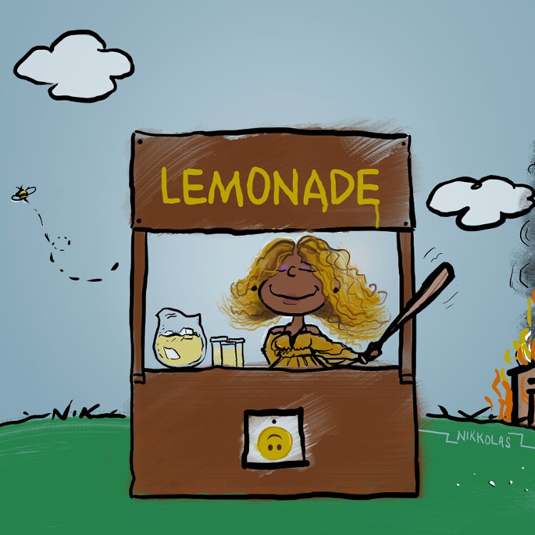 "Lemonade" Beyonce by Nikkolas Smith.