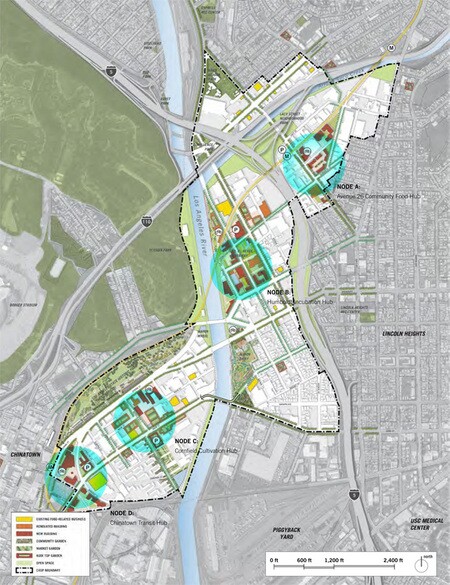 The 4 'Nodes' of the CASP urban agriculture hub