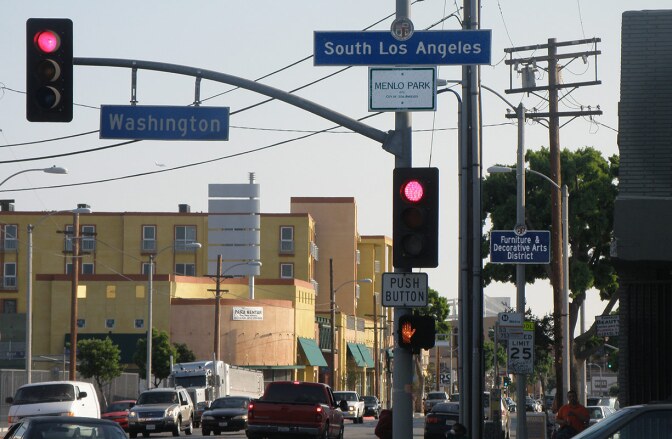 Signs Showing South Central Branding: South Los Angeles, Furniture & Decorative Arts, Menlo Park