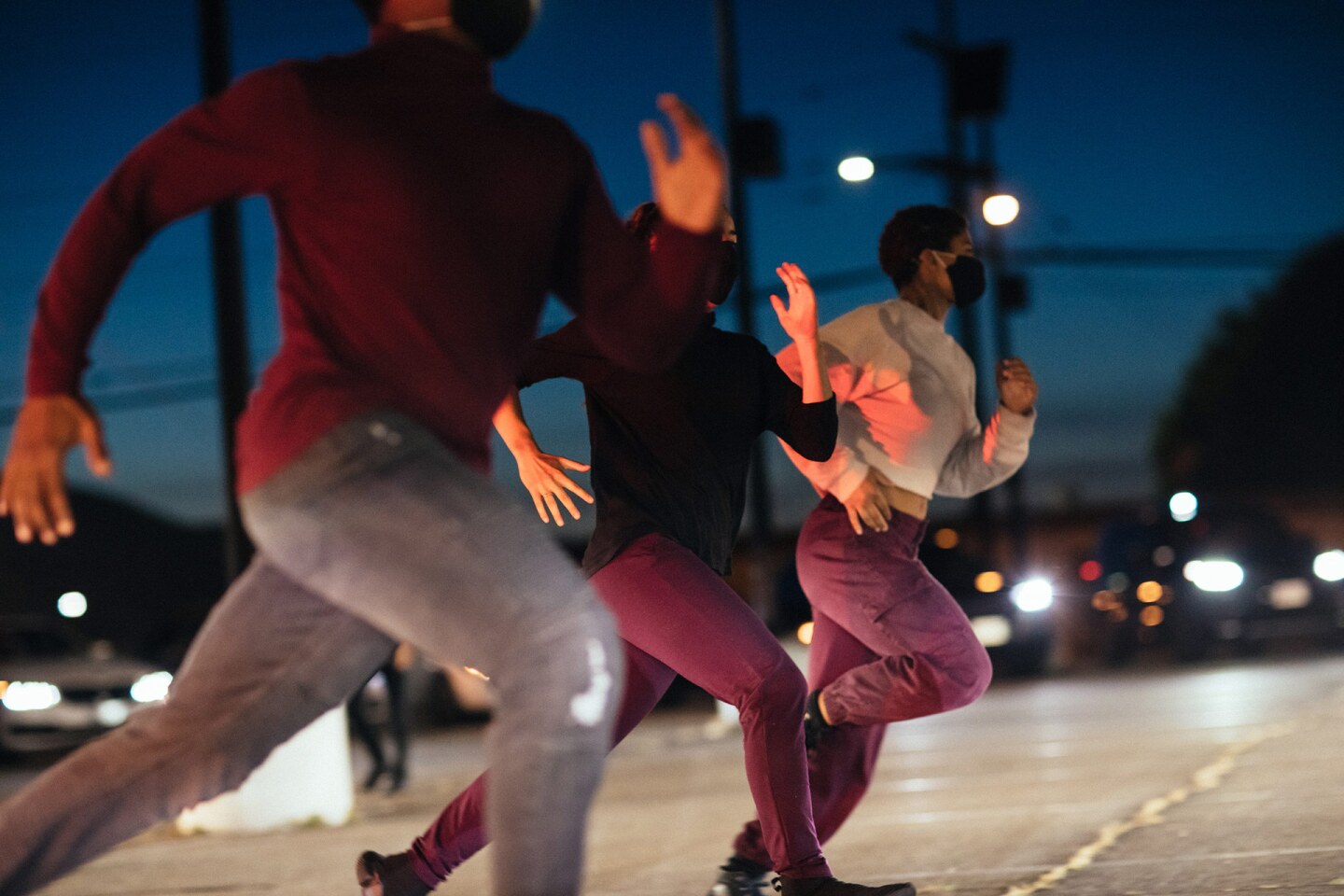 Dancers perform in "Parked." | Matthew Brush