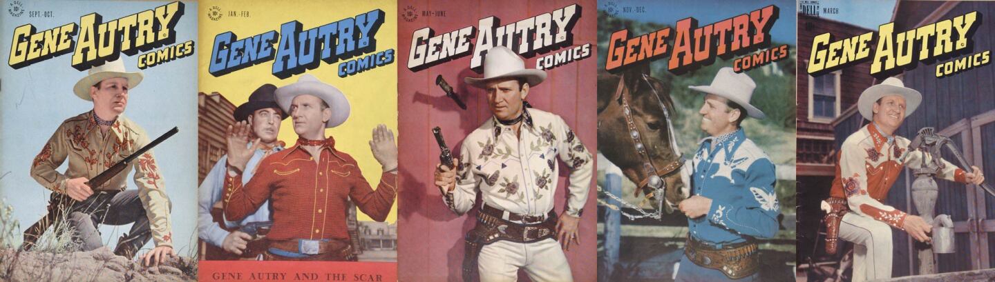 Gene Autry comic books featured him in his many outfits | Courtesy of the Autry Museum of the American West