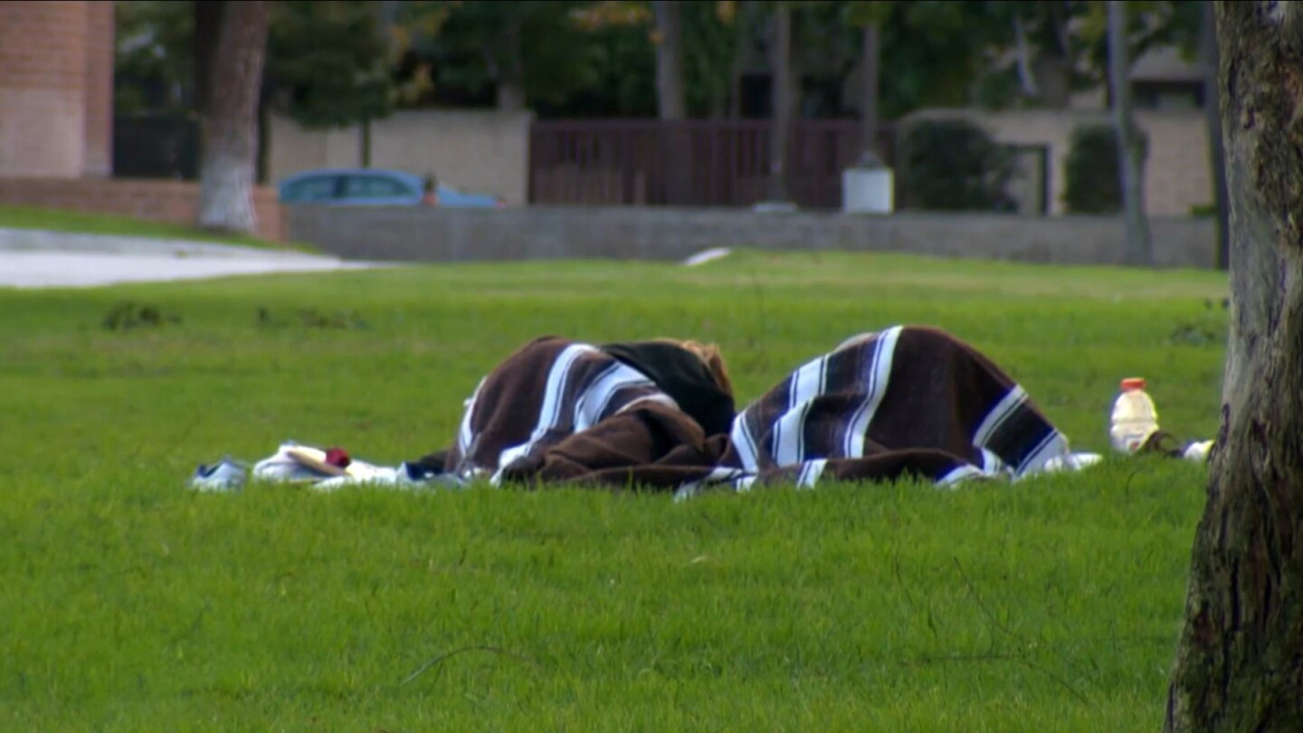 The city of Anaheim may consider lifting its ban on camping in response to a growing homeless population