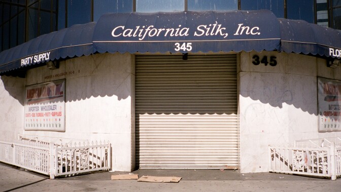 NW Corner of S. San Pedro Street & E. 4th Street.