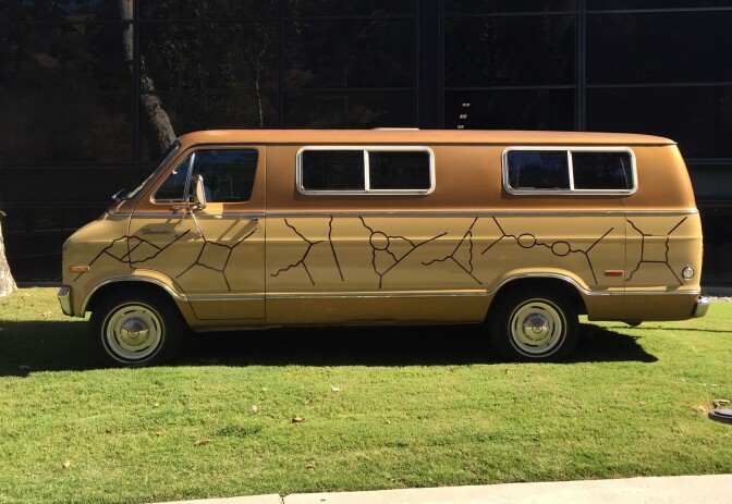 Richard Feynman, "1975 Dodge Extended Van,"1975
