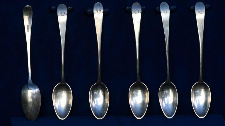 Appraisal: Paul Revere Jr. Silver Tablespoons, ca. 1796