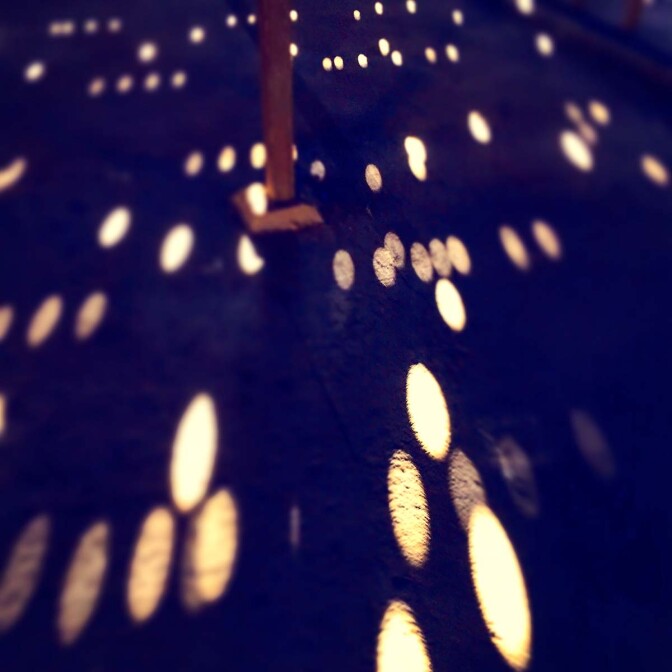 Light Patterns on Floor – Whittaker-Bermite Site – Santa Clarita, CA – 2017 | Osceola Refetoff