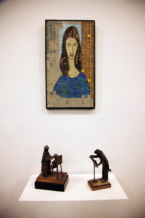 Morrie Markoff's sculpture and Mosaic