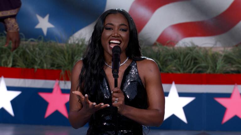 Patina Miller Performs "Hero"