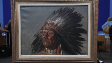 Appraisal: Charles Craig Oil Portrait, ca. 1910