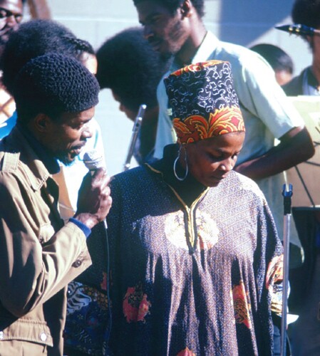 Horace Tapscott with the Pan Afrikan Peoples Arkestra | Photo: Courtesy of Brockman Gallery Archive