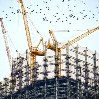 Apartment building under construction